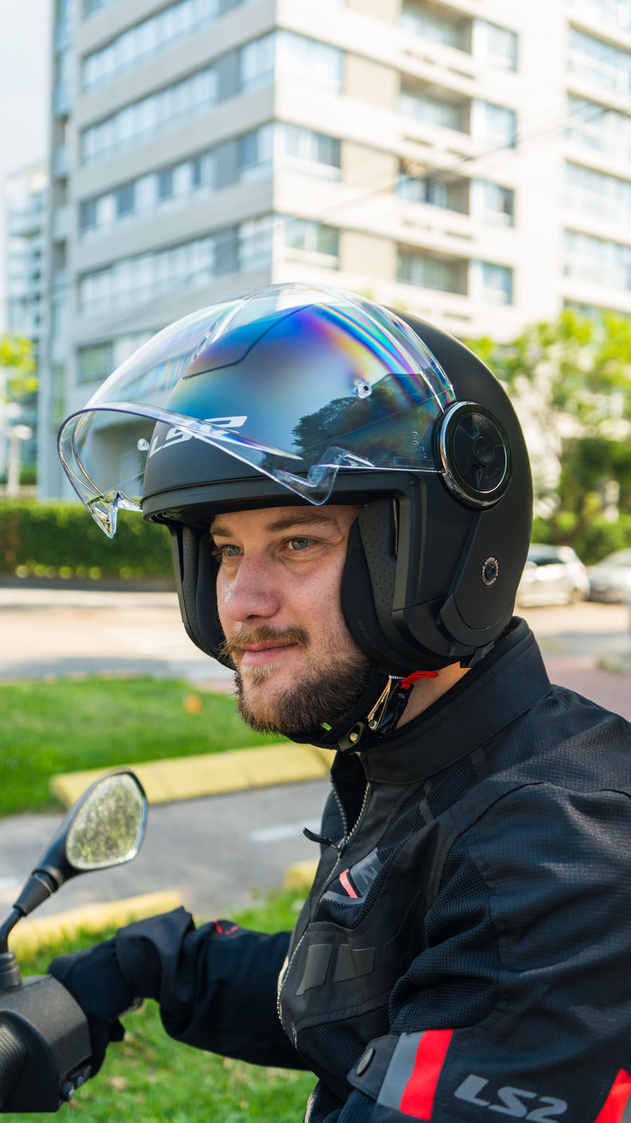 Casco LS2 620 Classy Solid Negro / Mate